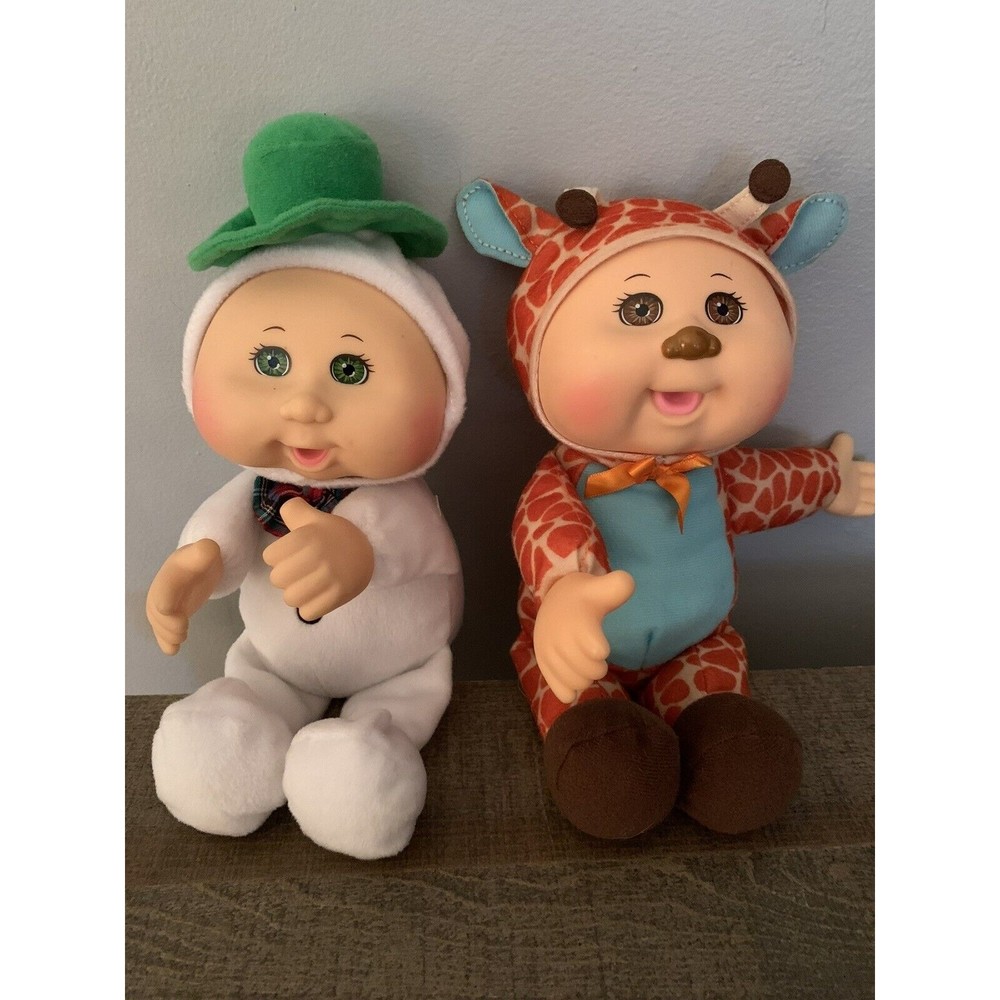 Cabbage Patch Kids CPK Christmas Holiday Helpers Lot of 2 Snowman Reindeer